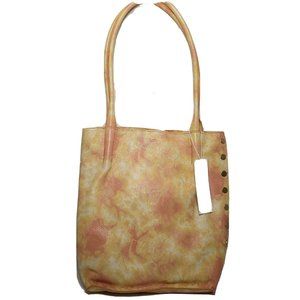 Hammitt Oliver Medium Tote Marigold Mango Tie Dye Hobo Leather Bag 10W"x13H" new